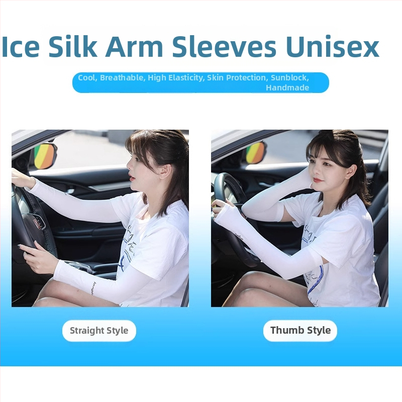 Langsha Ice Sleeve – unisex rankų apsaugos nuo saulės, nailonas 90%, 20–24 g storis, vasara 2024