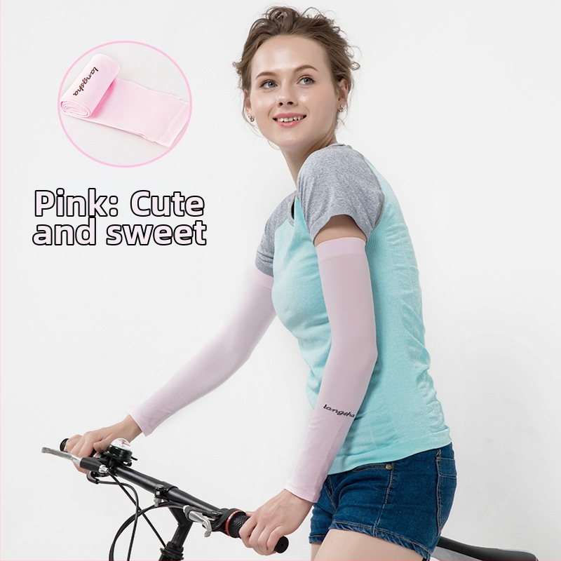 Langsha Ice Sleeve – unisex zaštitne rukave za sunce, najlón 90%, debljina 20–24 g, ljeto 2024
