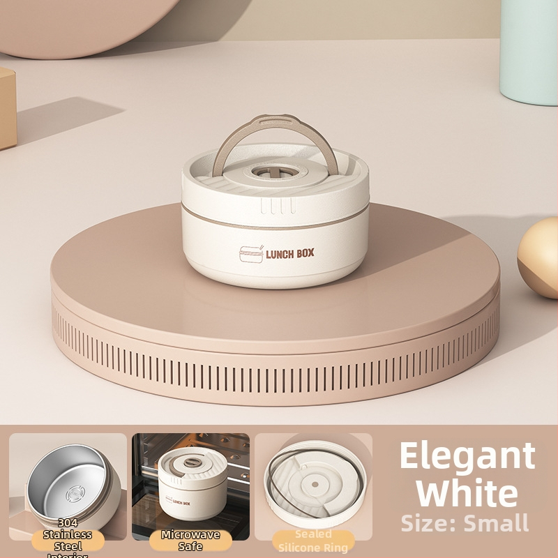 Roostevabast terasest lõunakarb, ümmargune, 1–2 L maht, mitmekihiline kaanega, isoleeritud ja mikrolaineohutu