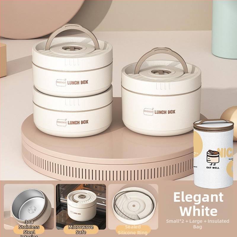 Roostevabast terasest lõunakarb, ümmargune, 1–2 L maht, mitmekihiline kaanega, isoleeritud ja mikrolaineohutu