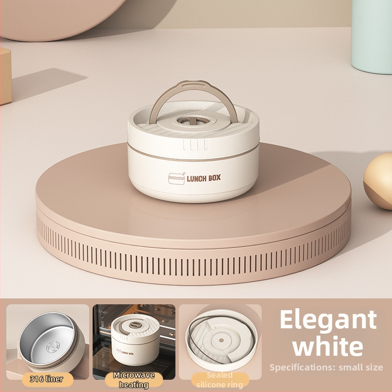 Roostevabast terasest lõunakarb, ümmargune, 1–2 L maht, mitmekihiline kaanega, isoleeritud ja mikrolaineohutu