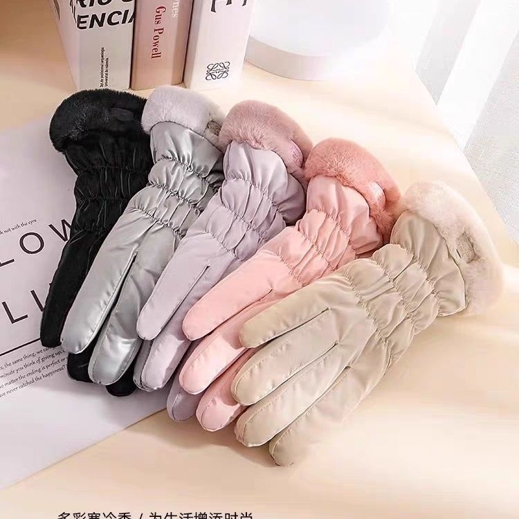 Moterų žieminiai pirštinės elektrinio dviračio važiavimui – atsparūs vandeniui, Ice Silk ir medvilnės audinys, Flip-cover stilius, 2025 m. leidimas