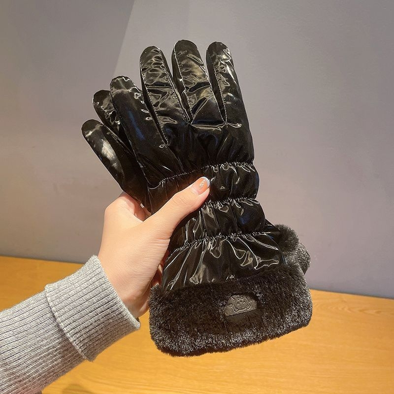 Moterų žieminiai pirštinės elektrinio dviračio važiavimui – atsparūs vandeniui, Ice Silk ir medvilnės audinys, Flip-cover stilius, 2025 m. leidimas