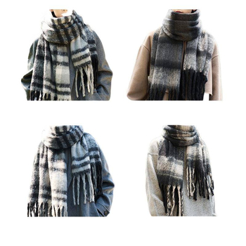 Muški zimski šal, topao i debeli, za vanjsku odjeću, 2025 novi model