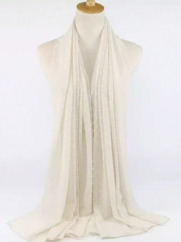 Dodatna oprema za šalove – šal od šifona, na skladištu, podrijetlo Zhejiang, pogodno za sva godišnja doba, prilagodljivo, izdanje zima 2025