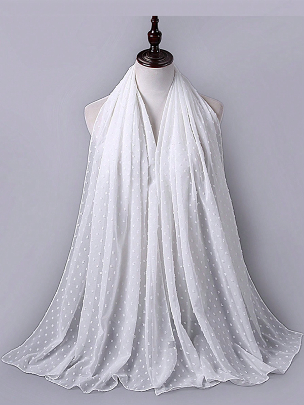 Dodatna oprema za šalove – šal od šifona, na skladištu, podrijetlo Zhejiang, pogodno za sva godišnja doba, prilagodljivo, izdanje zima 2025