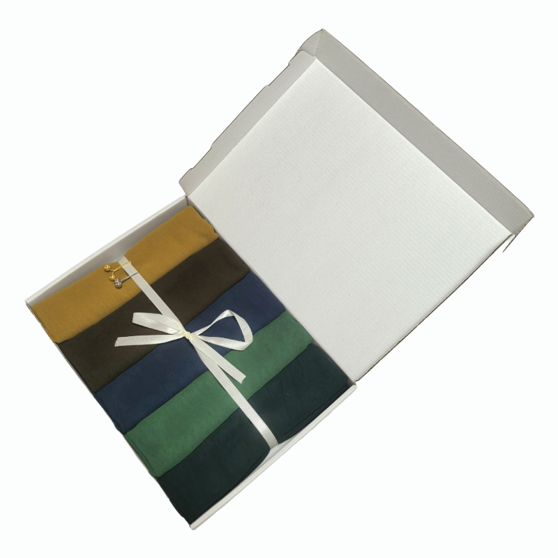 Šal od bisernog šifona, jednobojan, za ljeto, izdanje jeseni 2025