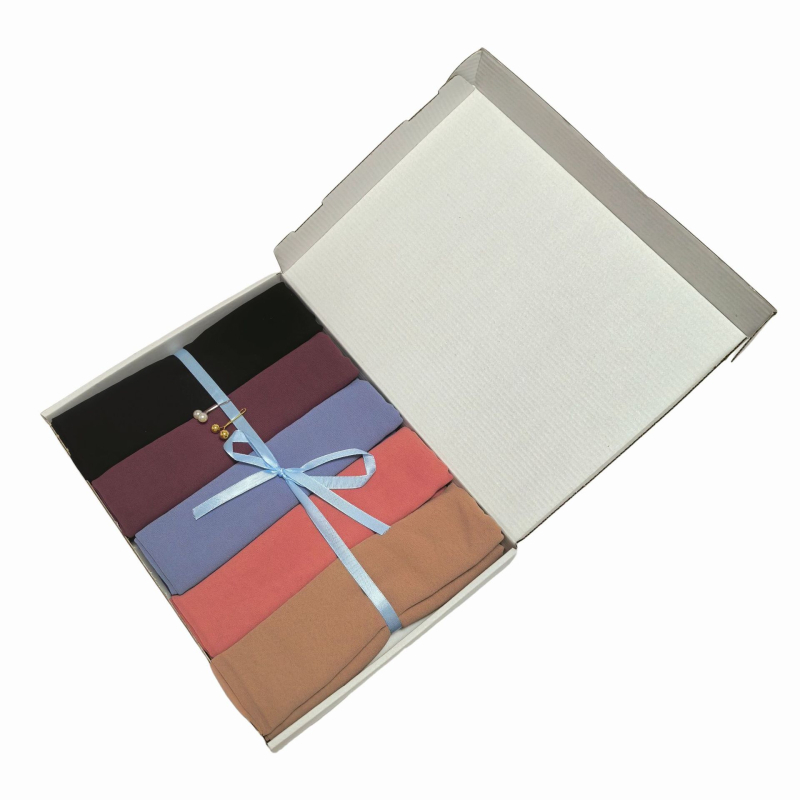 Šal od bisernog šifona, jednobojan, za ljeto, izdanje jeseni 2025