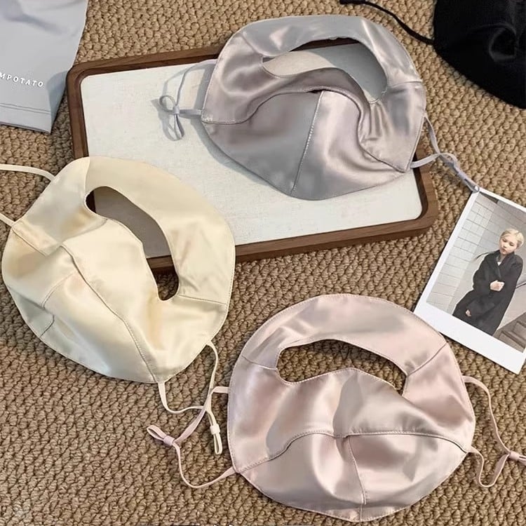 Mască facială din mătase Mulberry pentru adulți, protecție UV, respirabilă, acoperire completă a feței, primăvara 2025