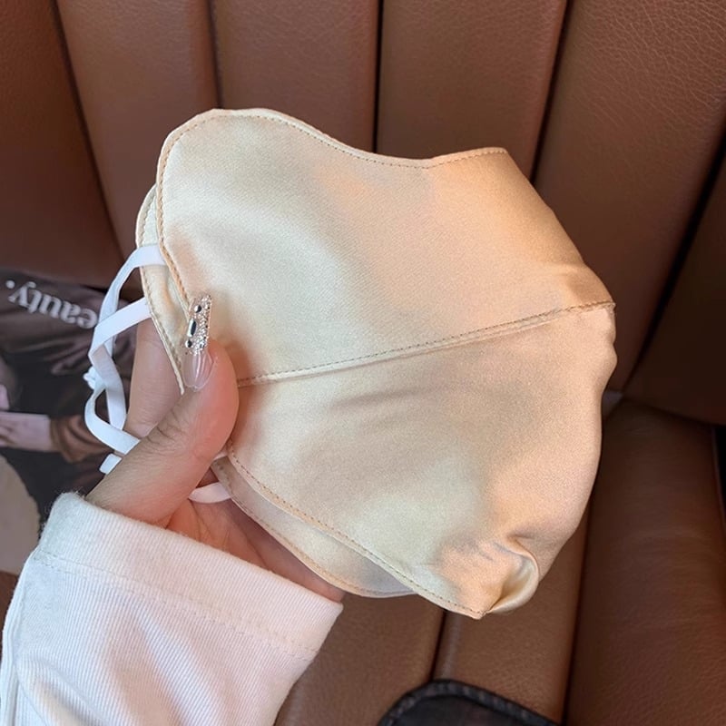 Mască facială din mătase Mulberry pentru adulți, protecție UV, respirabilă, acoperire completă a feței, primăvara 2025