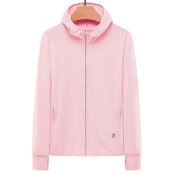 Vīriešu saules aizsardzības jaka no Ice Silk auduma, UV aizsardzība, kapuce ar rāvējslēdzēju, rāvējslēdzēja kabatas