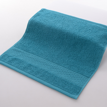 MonoRed Pamut négyzetes törölköző, egyszálas fonal, jacquard szövés, 0-5 s nedvszívás, logóval nyomtatott