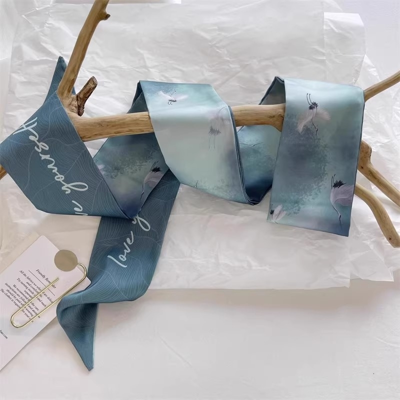 Шал за глава и аксесоар за коса от изкуствена коприна, плоско тъкане, лято, Ordinary, пролет 2025