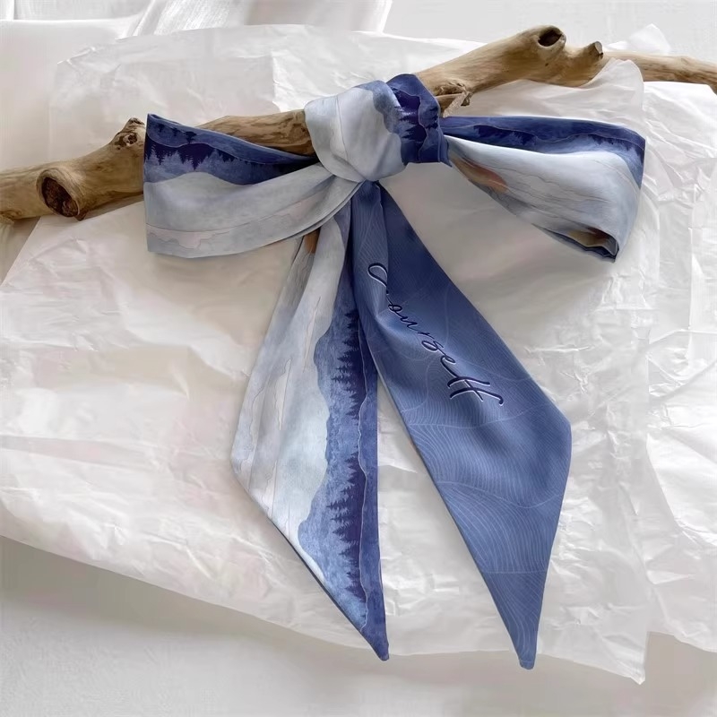 Шал за глава и аксесоар за коса от изкуствена коприна, плоско тъкане, лято, Ordinary, пролет 2025