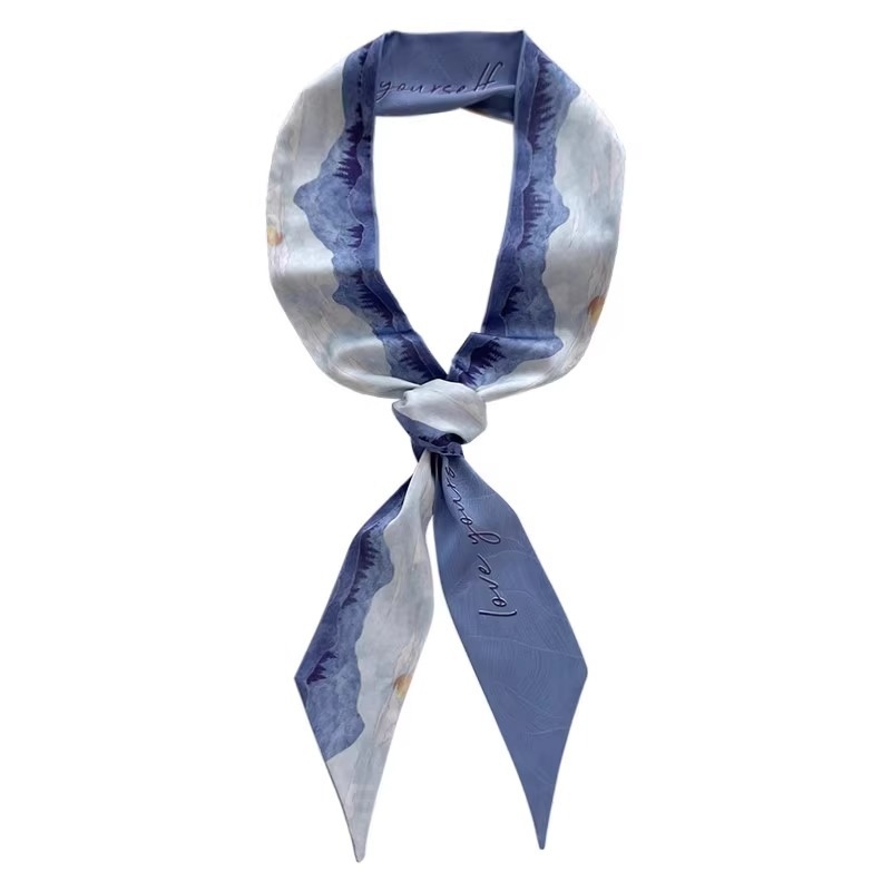 Шал за глава и аксесоар за коса от изкуствена коприна, плоско тъкане, лято, Ordinary, пролет 2025