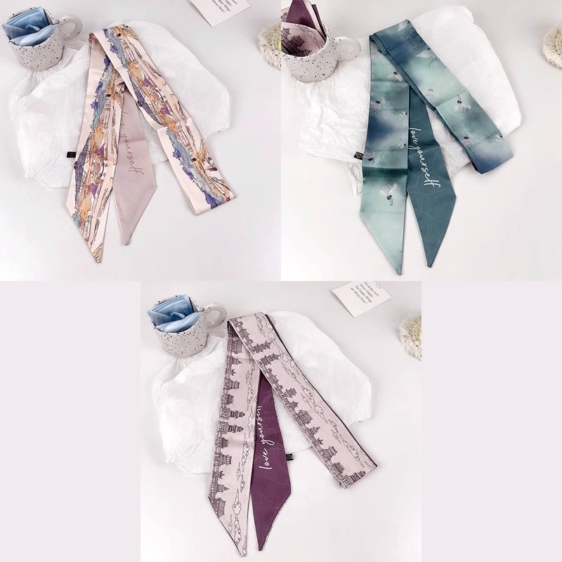 Шал за глава и аксесоар за коса от изкуствена коприна, плоско тъкане, лято, Ordinary, пролет 2025