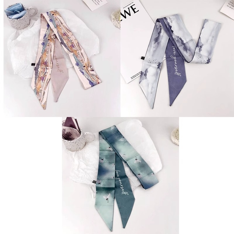 Шал за глава и аксесоар за коса от изкуствена коприна, плоско тъкане, лято, Ordinary, пролет 2025