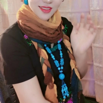 Dugi ručno pleteni pamukasti šal, dvostruka upotreba: šal za glavu ili šal – proljeće 2022