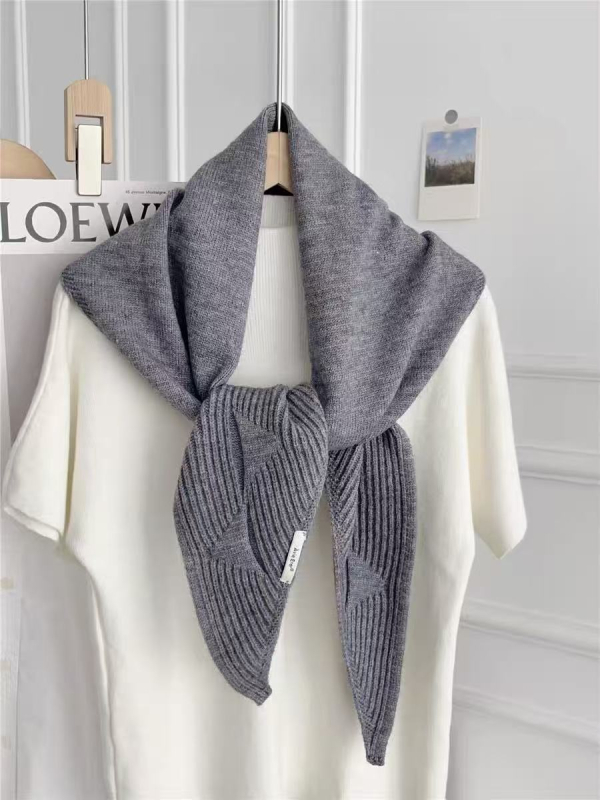 Koreai stílusú, magas minőségű kötött háromszög sál nőknek, pamut, kézi horgolás, geometriai mintázat, melegen tart (télen, tavasszal, ősszel)