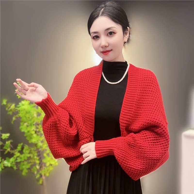 Waffel mintás kardigán hosszú ujjú, csíkos minta, meleg kötött