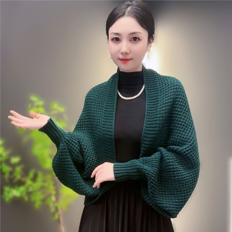 Waffel mintás kardigán hosszú ujjú, csíkos minta, meleg kötött