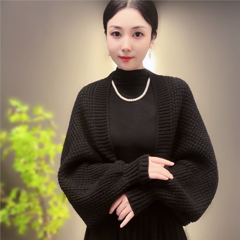 Waffel mintás kardigán hosszú ujjú, csíkos minta, meleg kötött