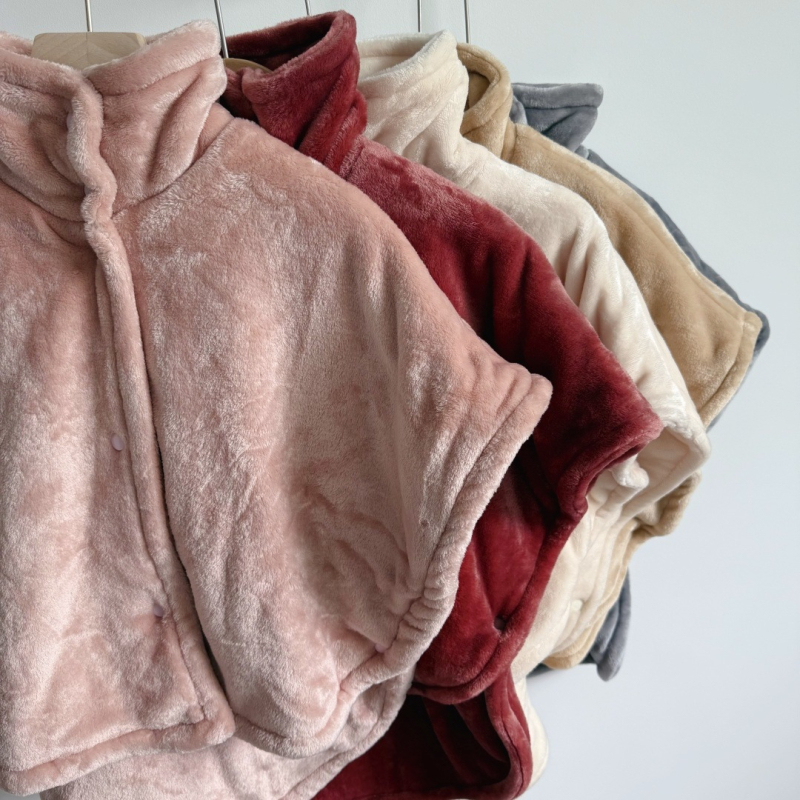 Női termosál-sál-köpeny poliészterből, téli használatra, védelem a nyakra, vállakra és derékra