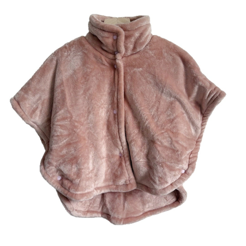 Női termosál-sál-köpeny poliészterből, téli használatra, védelem a nyakra, vállakra és derékra