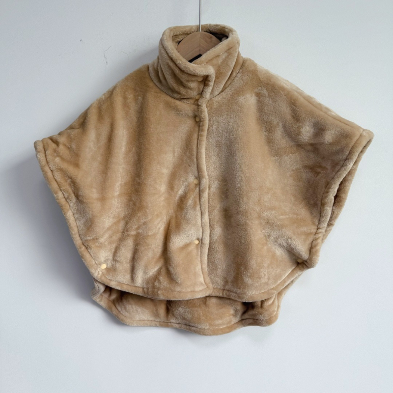 Női termosál-sál-köpeny poliészterből, téli használatra, védelem a nyakra, vállakra és derékra