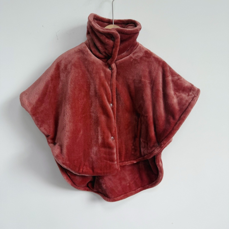 Női termosál-sál-köpeny poliészterből, téli használatra, védelem a nyakra, vállakra és derékra