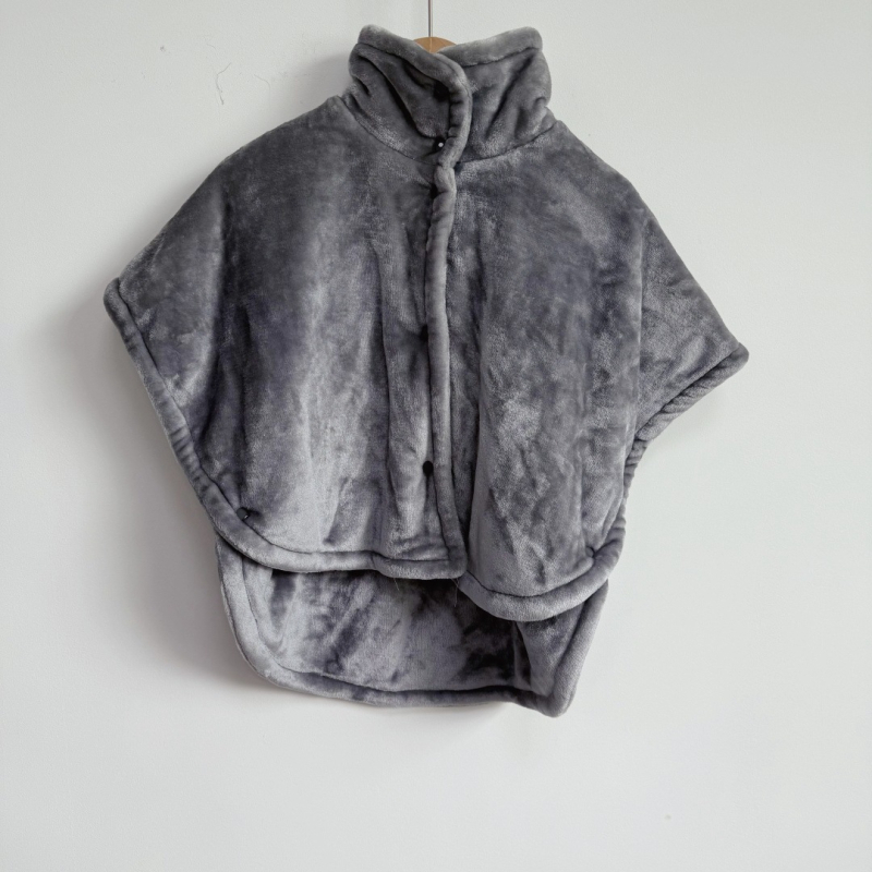 Női termosál-sál-köpeny poliészterből, téli használatra, védelem a nyakra, vállakra és derékra