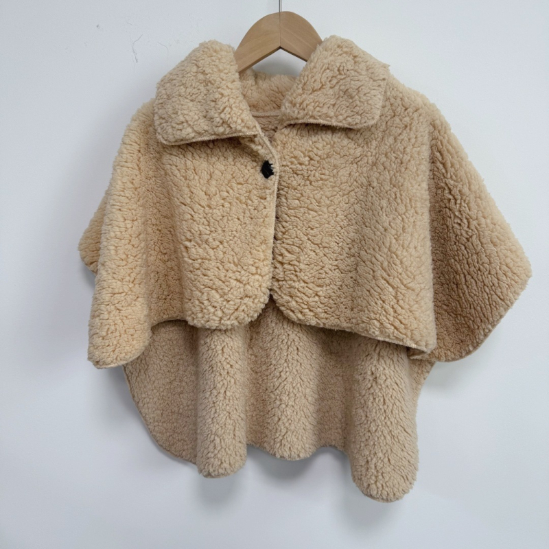 Női termosál-sál-köpeny poliészterből, téli használatra, védelem a nyakra, vállakra és derékra