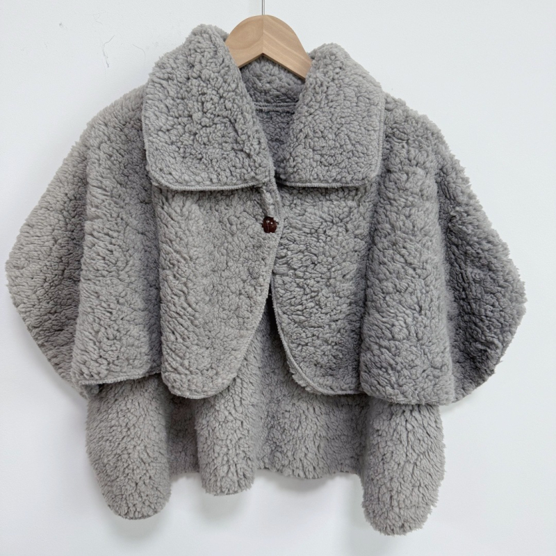 Női termosál-sál-köpeny poliészterből, téli használatra, védelem a nyakra, vállakra és derékra