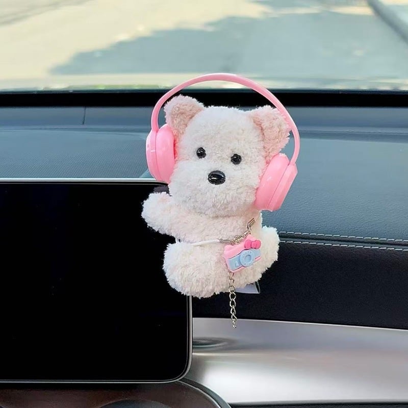 Auto iekšējās dekorācijas figūra ar West Highland terjera kucēnu uz paneļa, mūsdienīgs stils; universālais modelis (Materiāls: Universālais modelis; Stils: Mūsdienīgs; Produkta numurs AL979290027636; Funkcija: Universālais modelis)