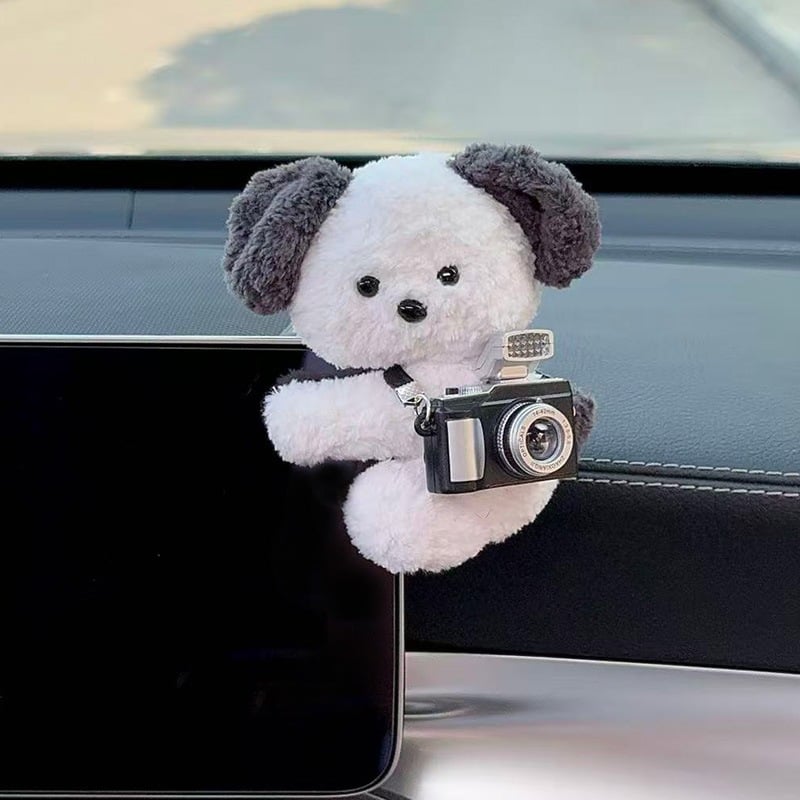 Auto iekšējās dekorācijas figūra ar West Highland terjera kucēnu uz paneļa, mūsdienīgs stils; universālais modelis (Materiāls: Universālais modelis; Stils: Mūsdienīgs; Produkta numurs AL979290027636; Funkcija: Universālais modelis)