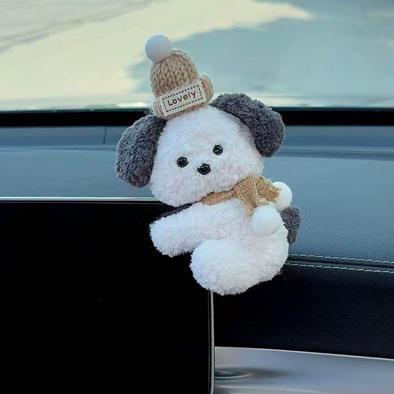 Auto iekšējās dekorācijas figūra ar West Highland terjera kucēnu uz paneļa, mūsdienīgs stils; universālais modelis (Materiāls: Universālais modelis; Stils: Mūsdienīgs; Produkta numurs AL979290027636; Funkcija: Universālais modelis)