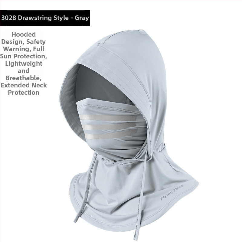 Flyingtern Maska za vožnju – najlonska tkanina, prozračna, otporna na vjetar, UV zaštita