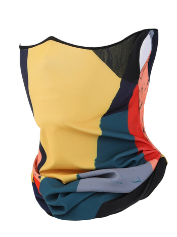 Maska za vožnju biciklom s punom UV zaštitom, poliester, unisex, šal za vrat