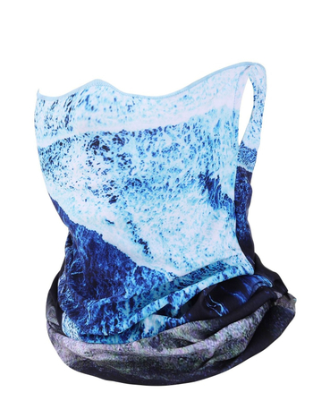 Maska za vožnju biciklom s punom UV zaštitom, poliester, unisex, šal za vrat