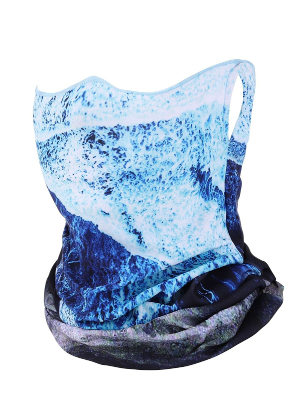 Maska za vožnju biciklom s punom UV zaštitom, poliester, unisex, šal za vrat