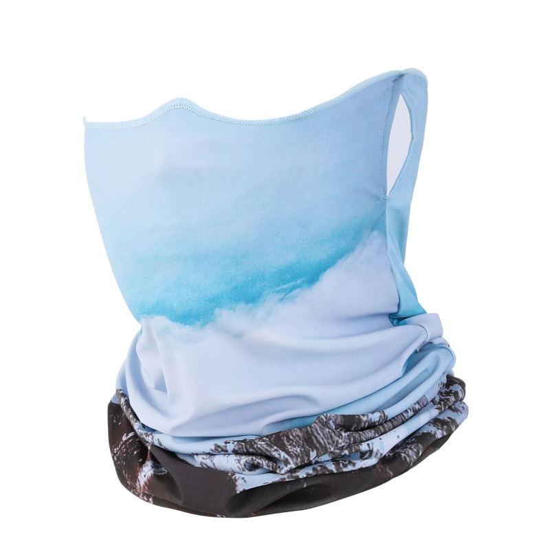 Maska za vožnju biciklom s punom UV zaštitom, poliester, unisex, šal za vrat