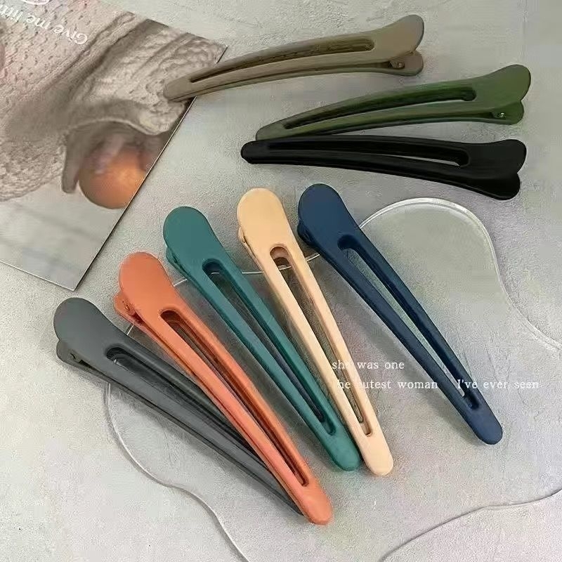 Juuksekliips – pikk duckbill klips, lastele, pea aksessuaar, Korea stiil, kevad 2025