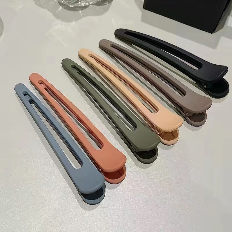 Juuksekliips – pikk duckbill klips, lastele, pea aksessuaar, Korea stiil, kevad 2025