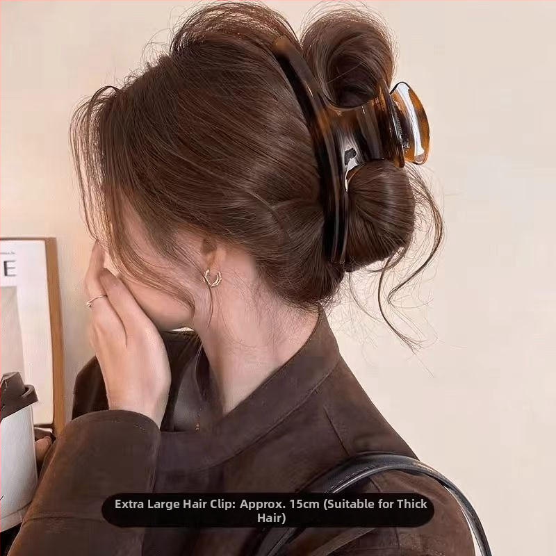 Juukseklemm kaarekujulise vormiga akrülist lastele (jaapani-korea stiil, taimne lillemotiiv)