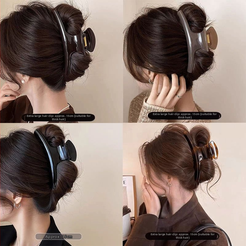 Juukseklemm kaarekujulise vormiga akrülist lastele (jaapani-korea stiil, taimne lillemotiiv)