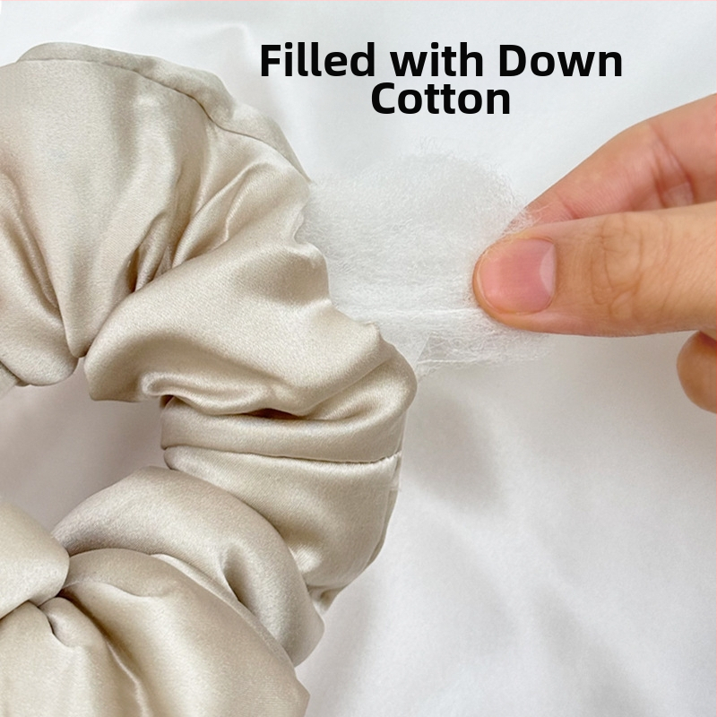 Selyem hajgyűrű virágos díszítéssel, kézzel készített kiegészítő, 2023 tavasz, Ins stílus