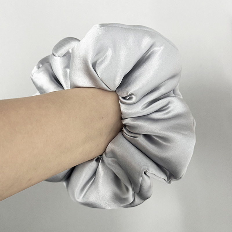 Selyem hajgyűrű virágos díszítéssel, kézzel készített kiegészítő, 2023 tavasz, Ins stílus