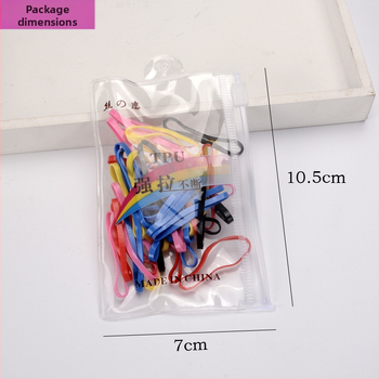 Silk Love TPU gumica za kosu – snažno rastezanje, prirodni stil, svjež i sladak izgled, dodaci za glavu