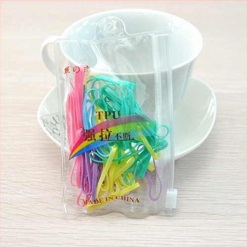 Silk Love TPU gumica za kosu – snažno rastezanje, prirodni stil, svjež i sladak izgled, dodaci za glavu