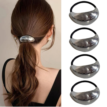 Hajkiegészítő: fémötvözet hajgumikészlet gothikus geometriai kör formákkal, magas rugalmasság; Anyag: ötvözet; Feldolgozás: elektroplakolás; Bevonat: cinkötvözet; Év/Szezon: Tavasz 2025